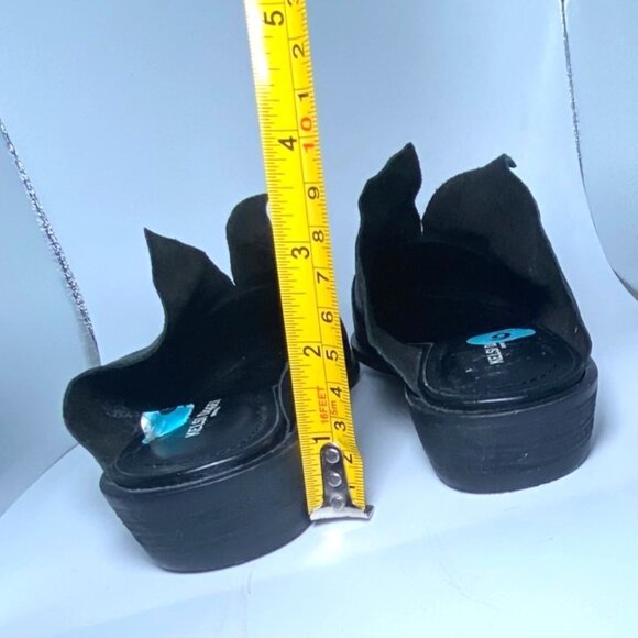 Black Leather Kelsi Dagger Womens Slip-On Loafers Size 6 Stylish & Comfortable - Picture 6 of 8